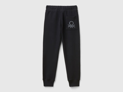 Benetton_Black_Pure Cotton Tracksuit with Zipper_C501B-CF058S_100_06