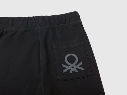 Benetton_Black_Pure Cotton Tracksuit with Zipper_C501B-CF058S_100_07