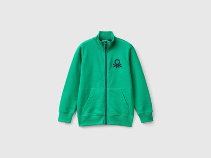 Benetton_Green_Pure Cotton Tracksuit with Zipper_C501B-CF058S_108_02
