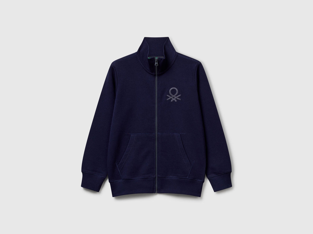 Benetton_Dark Blue_Pure Cotton Tracksuit with Zipper_C501B-CF058S_252_02