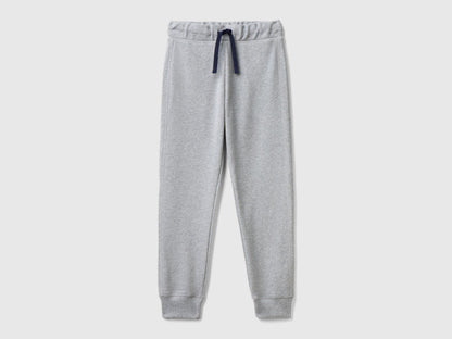 Benetton_Light Gray_Pure Cotton Tracksuit with Zipper_C501B-CF058S_501_05