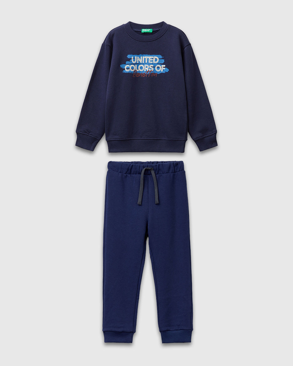 Benetton_Dark Blue_Regular Fit Tracksuit with Print_G10JY-GF010S_252_01