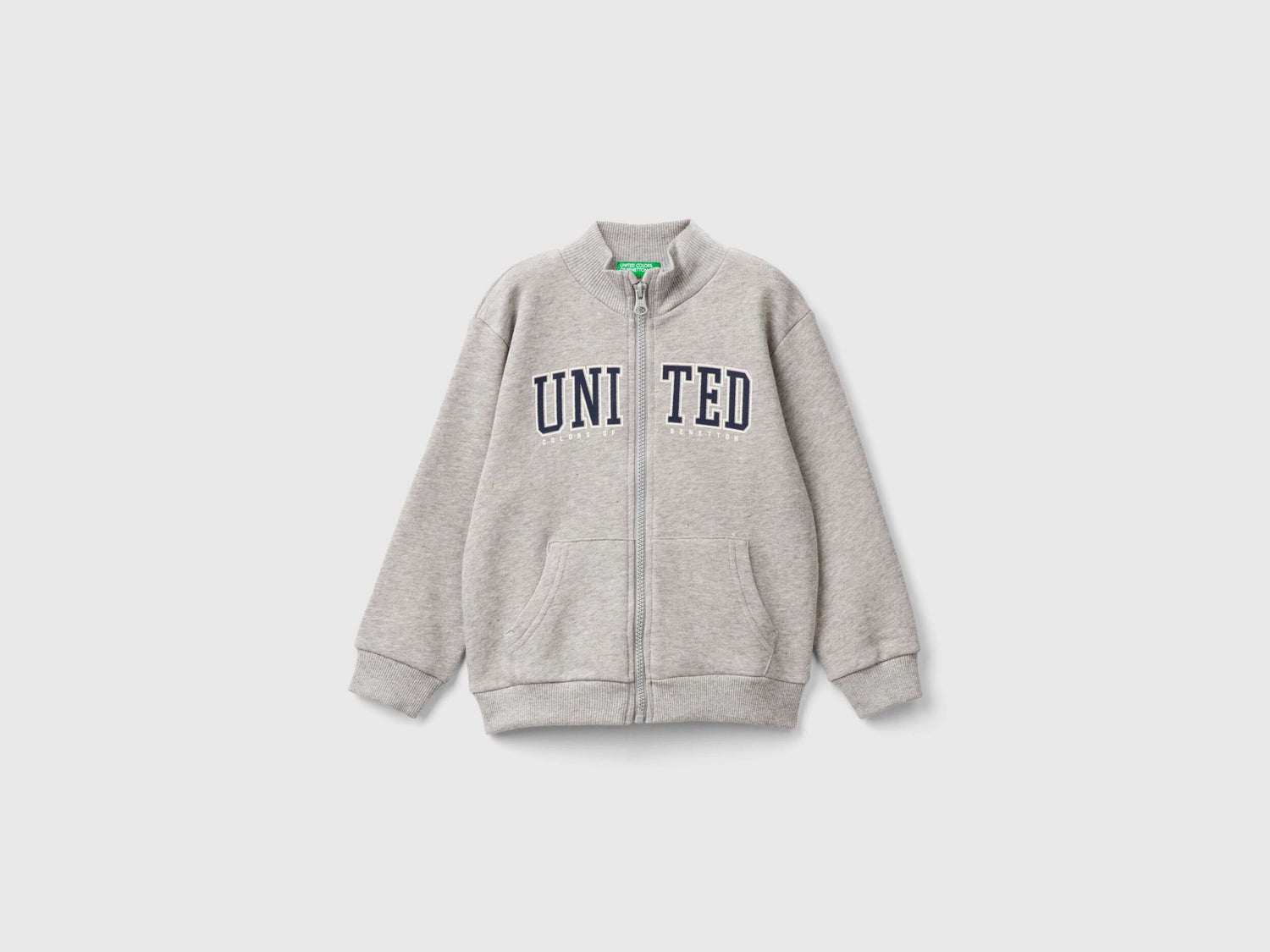 Sweatshirt In Organic Cotton With Zip Tracksuit_G5033-GF010S_501_02