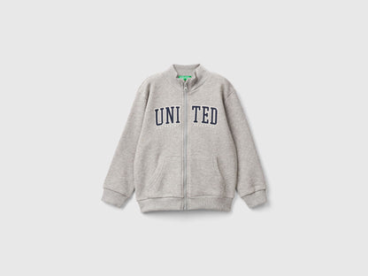 Sweatshirt In Organic Cotton With Zip Tracksuit_G5033-GF010S_501_02