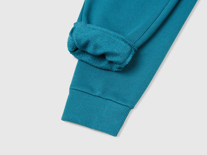 Back view of Benetton sporty trousers with patch pocket