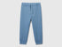 Benetton men white regular fit sweat joggers front view
