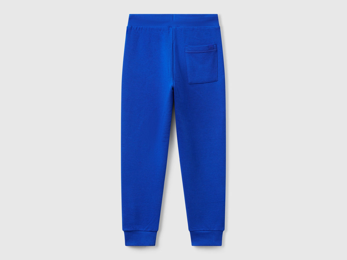 Back view of Benetton sporty trousers with patch pocket