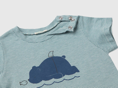 Close-up of the front of a green kids&