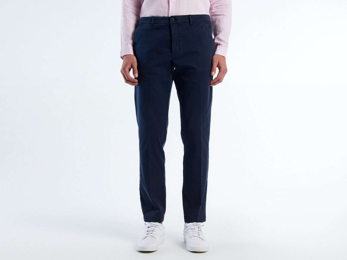 Front view of navy men&