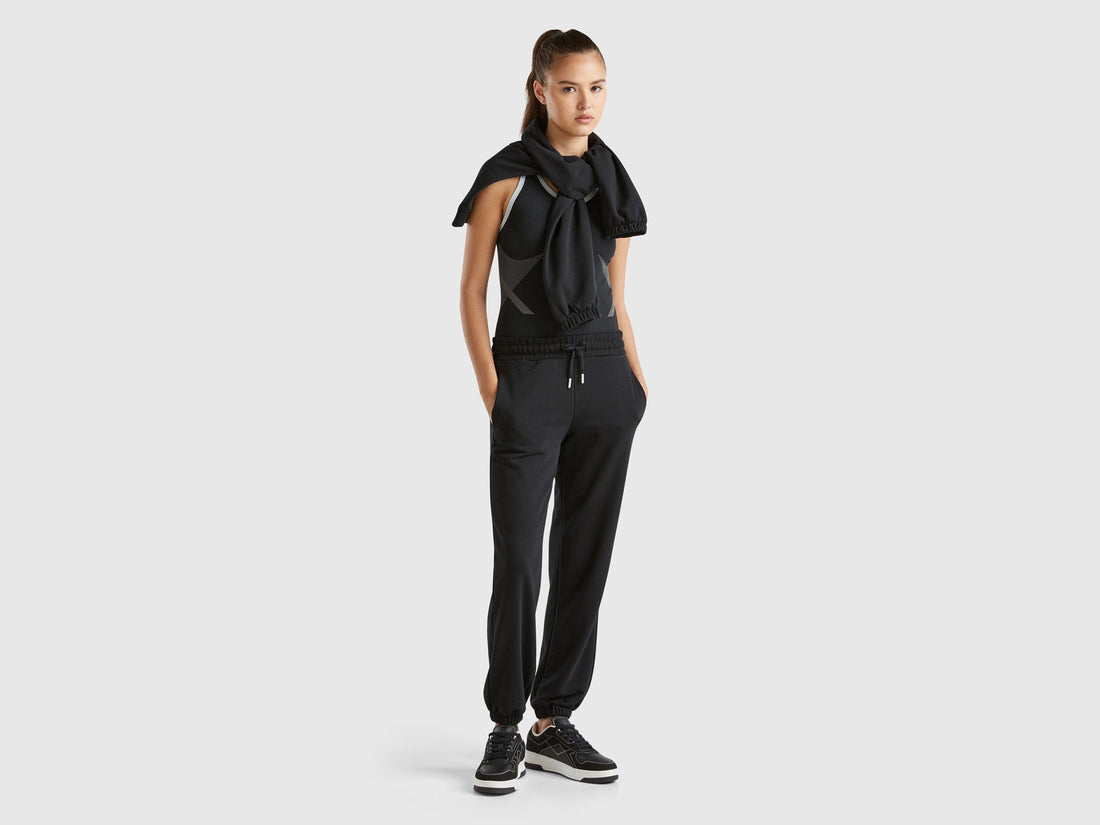 Front flat lay view of black women&