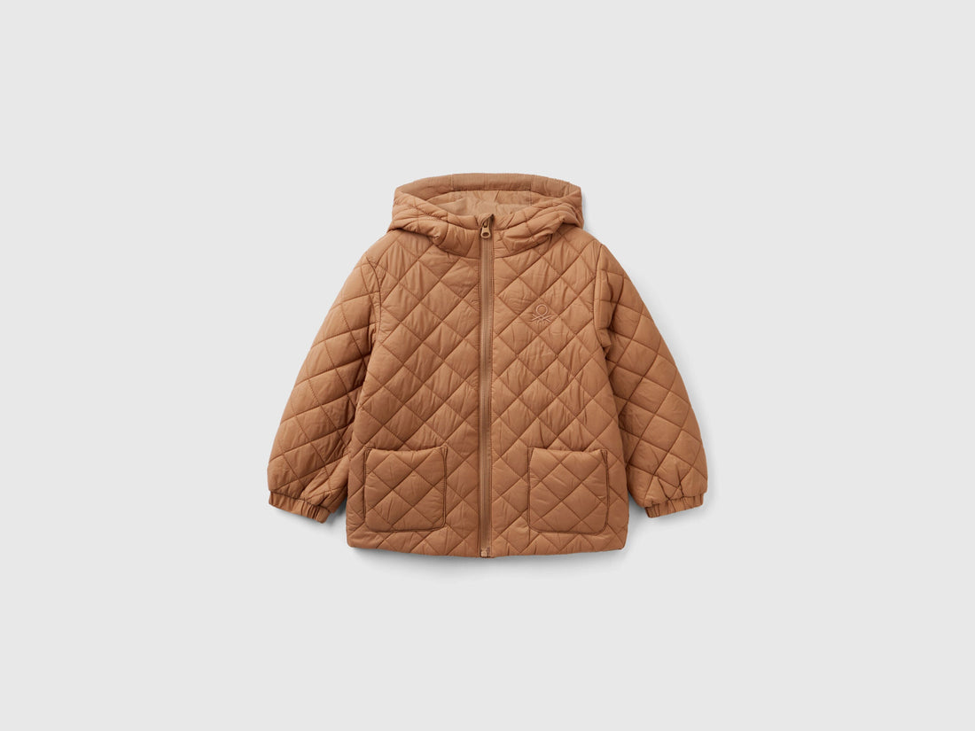 Quilted Jacket With Hood