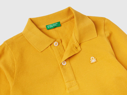 Long Sleeve Polo In Organic Cotton