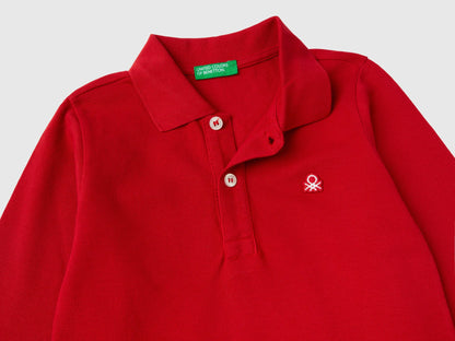 Long Sleeve Polo In Organic Cotton