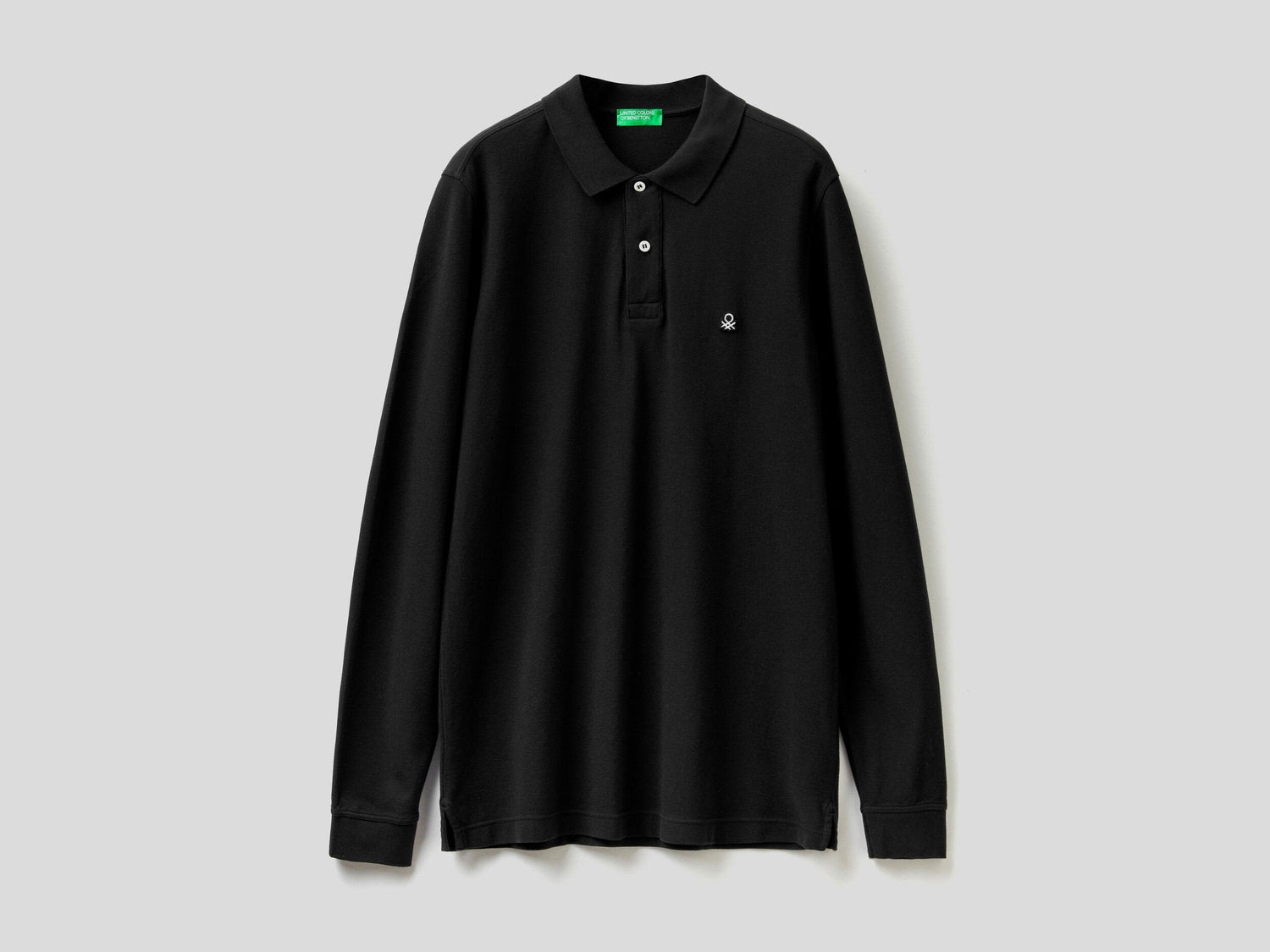 Black Long Sleeves Polo Shirt_3089J3204_100_05