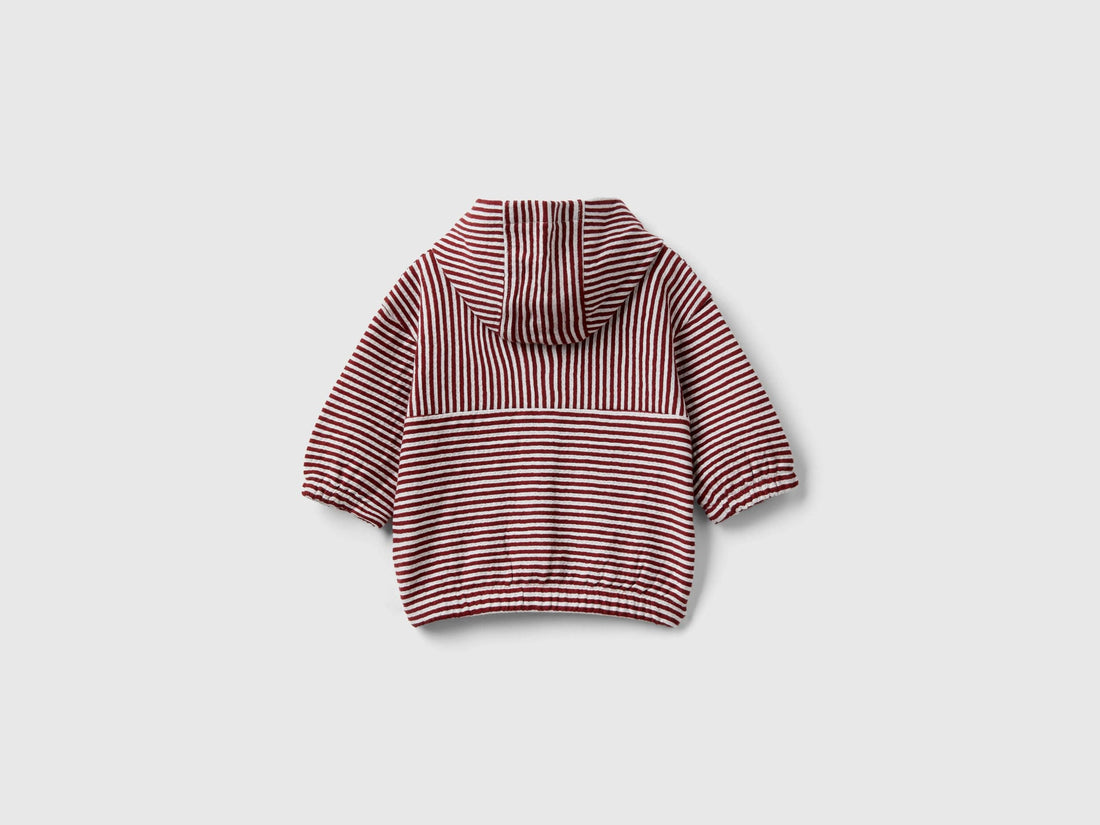 Striped 100% Cotton Sweatshirt