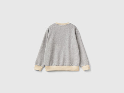 Color Block Sweatshirt With Print_32N4C10DJ_1J4_02