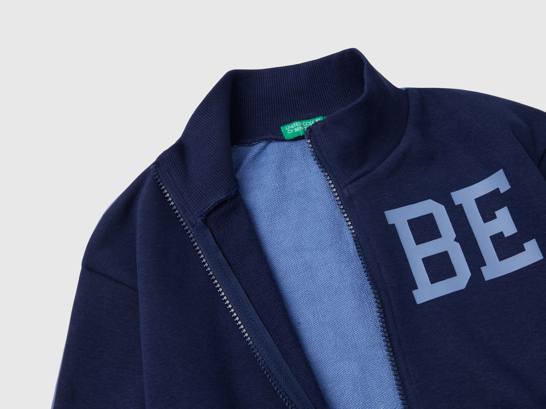 Zip Up Sweatshirt With Print_32N4C502R_252_02