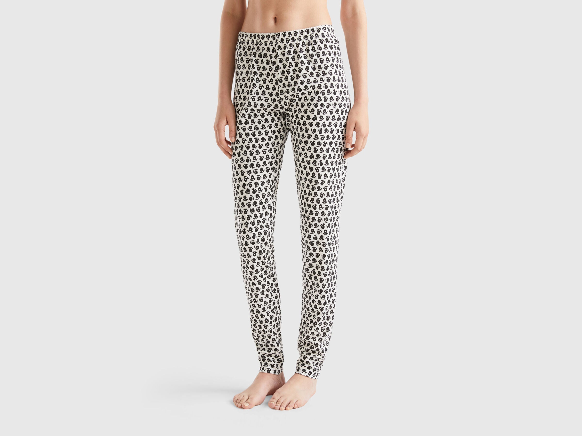 Trousers With Flower Print