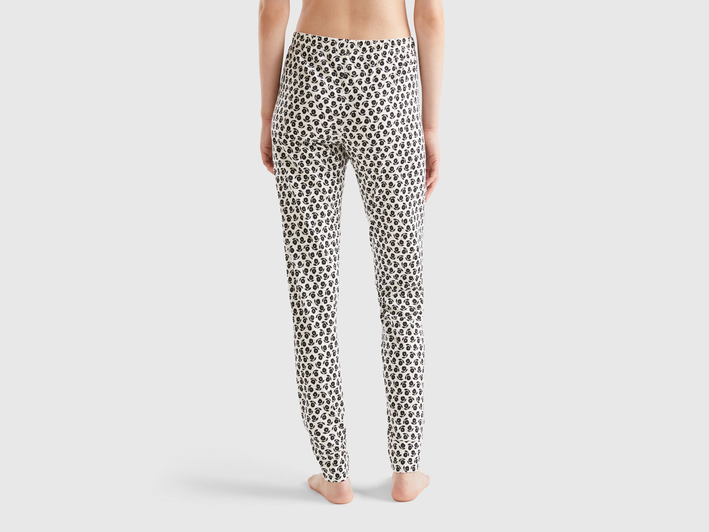 Trousers With Flower Print