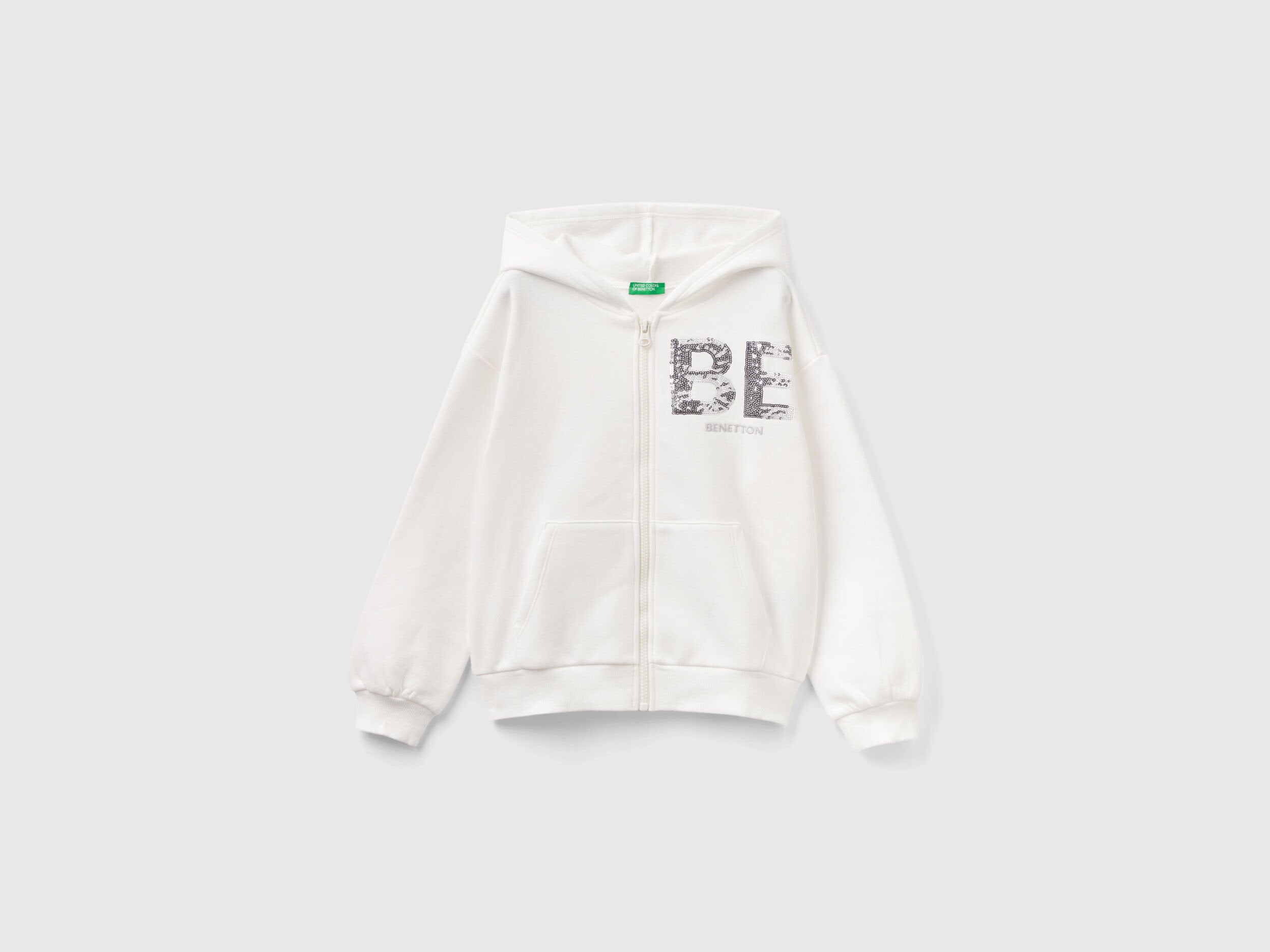 Sweatshirt With Zip And Sequins_39M2C502Y_074_01