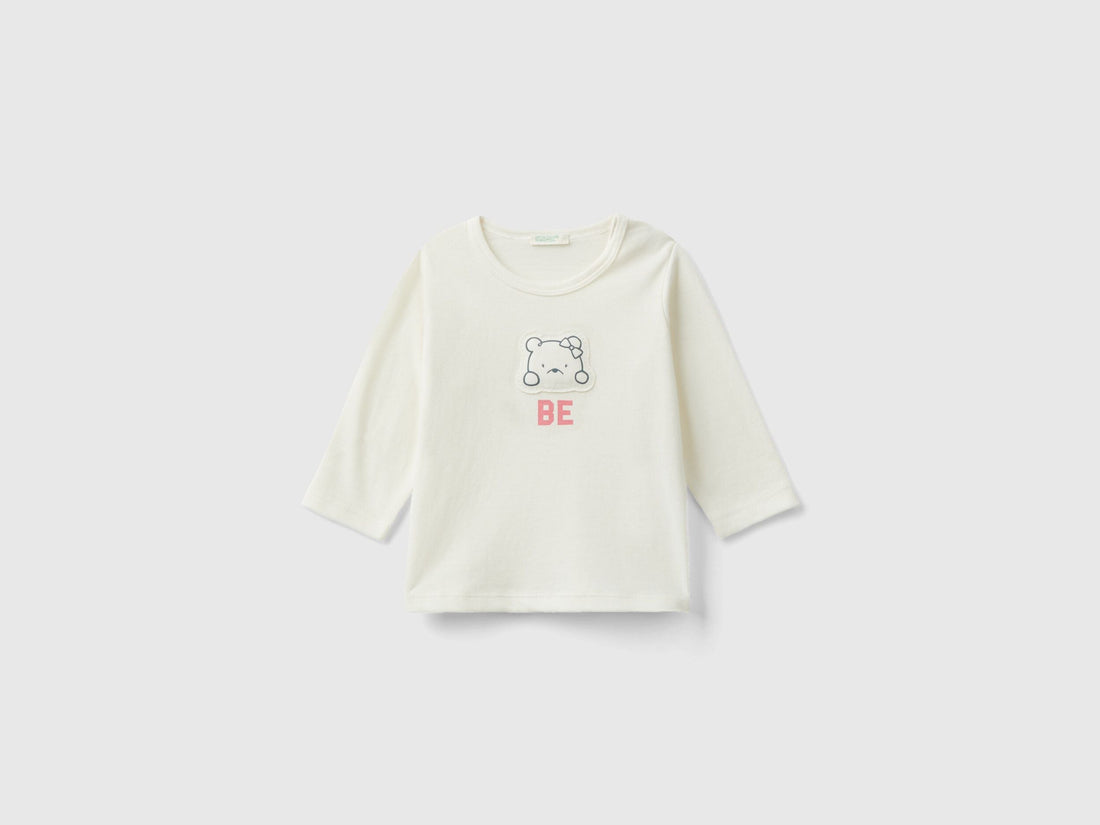 100% Organic Cotton T-Shirt With Patch