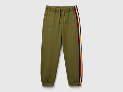 Sweat Joggers With Ribbed Band