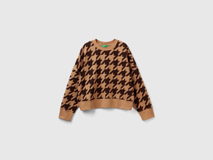 Houndstooth Pullover Sweatshirt_3VHSD104O_67F_04