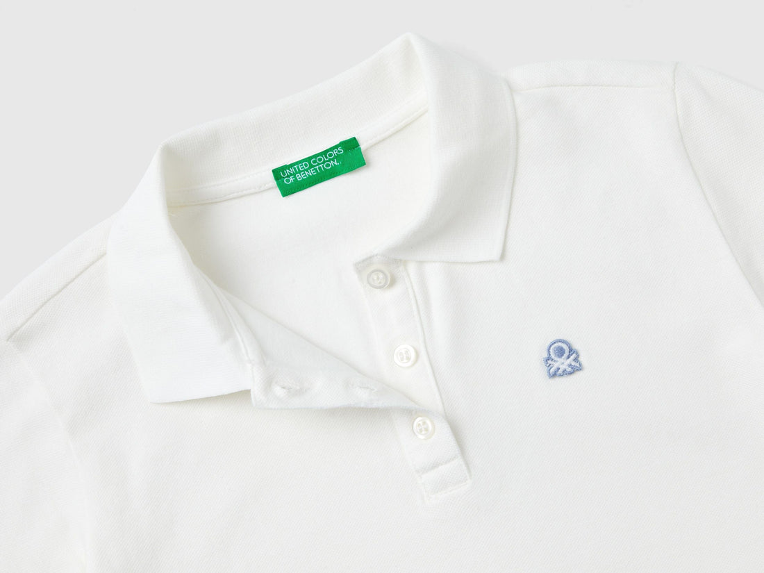 Long Sleeve Polo In Organic Cotton