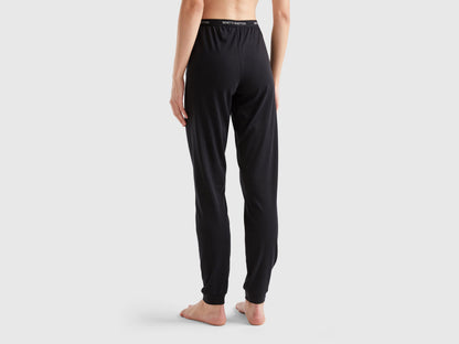 Trousers With Elastic Logo