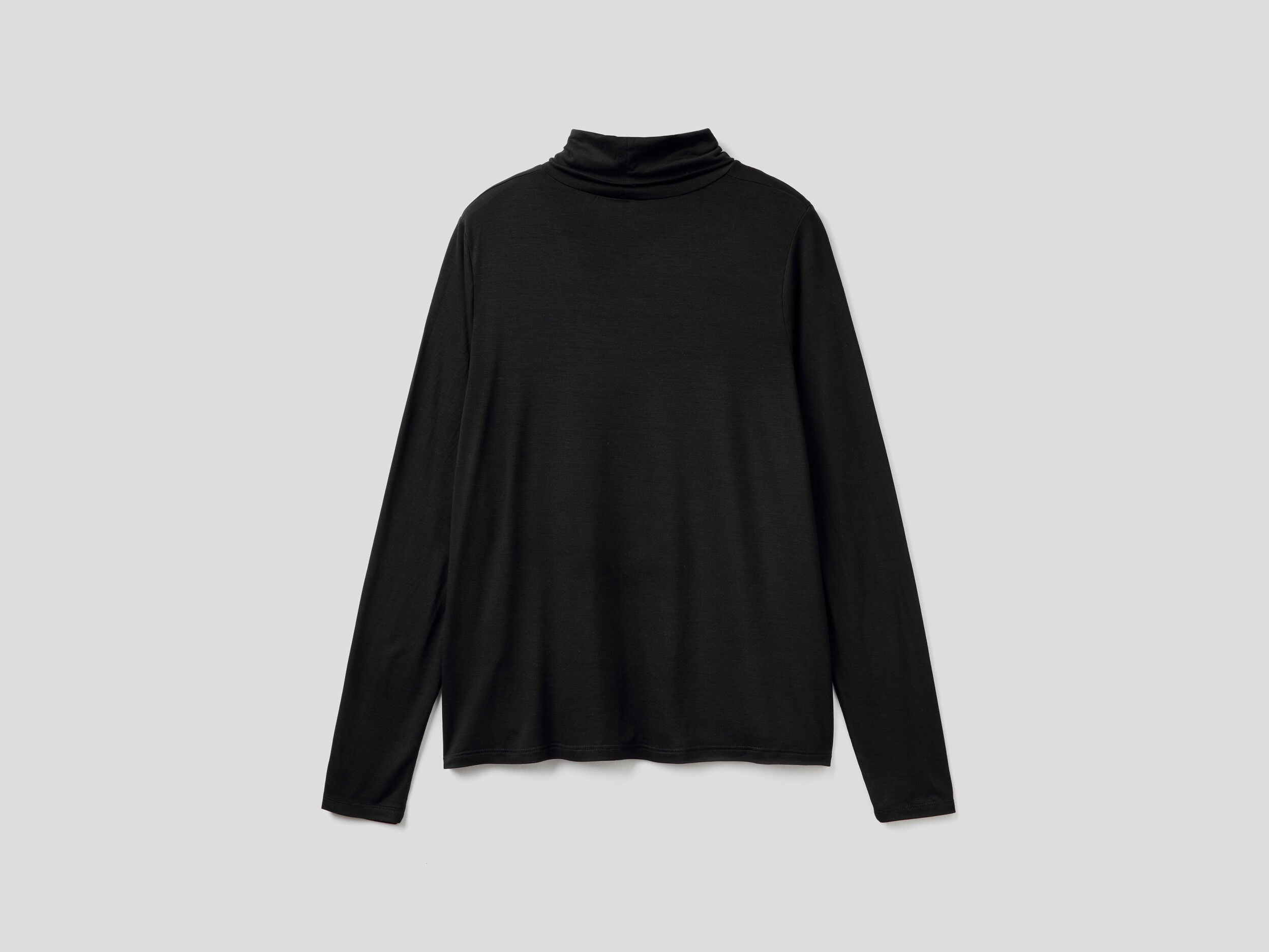 Turtleneck T-Shirt In Sustainable Stretch Viscose