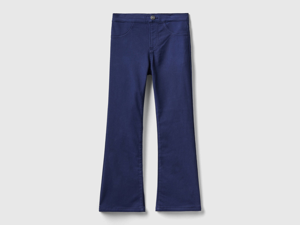 Flared Stretch Trousers