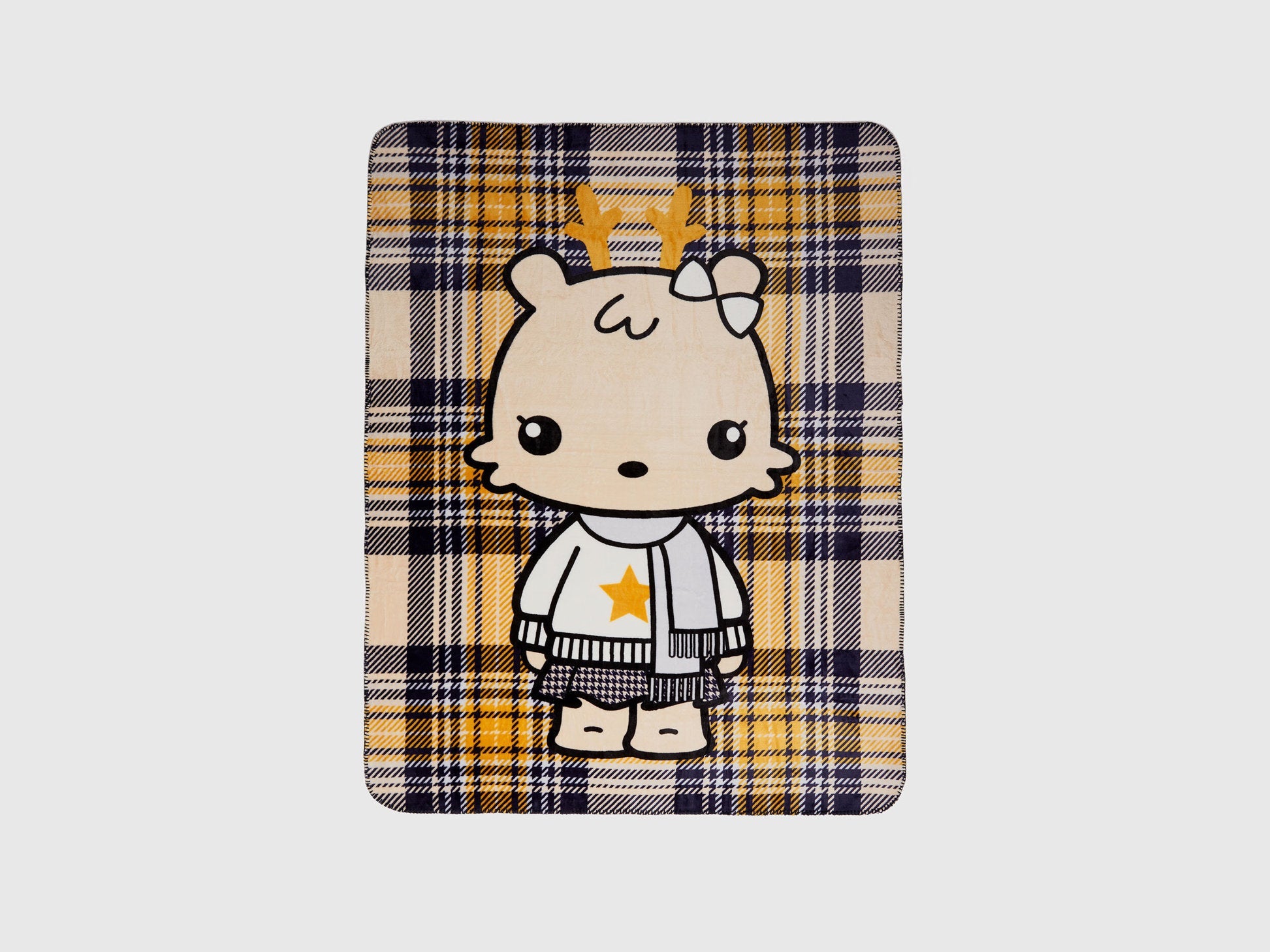 Tartan Blanket With Mascot_6FK828012_901_01