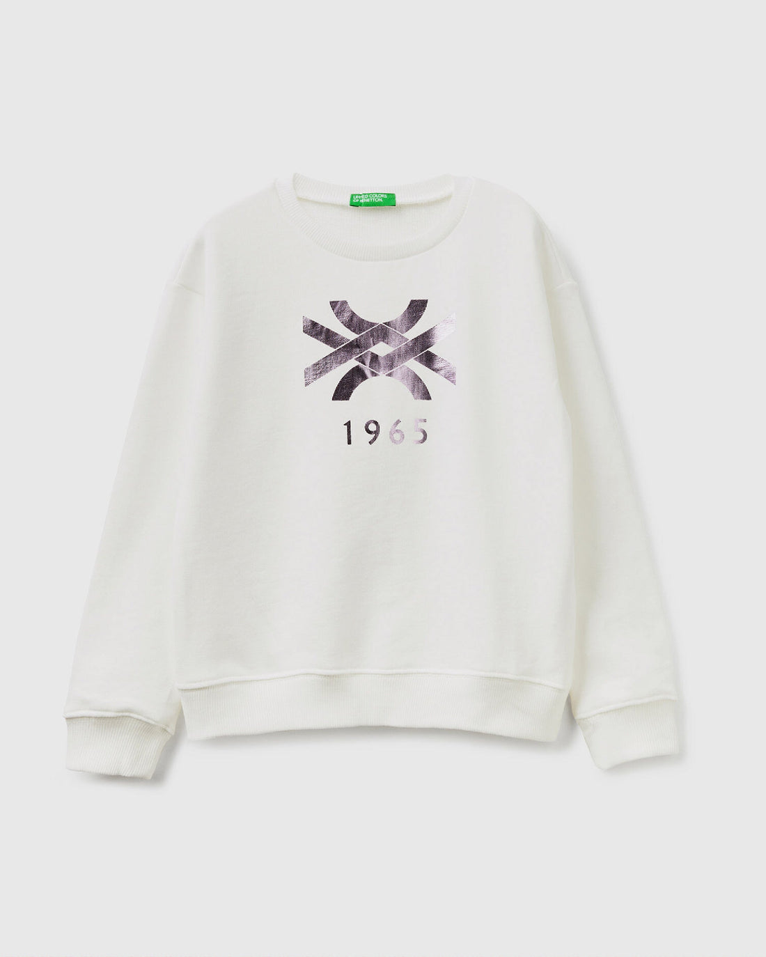 100% Cotton Sweatshirt Tracksuit With Logo _02