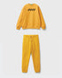 100% Cotton Sweatshirt Tracksuit With Logo Print _01