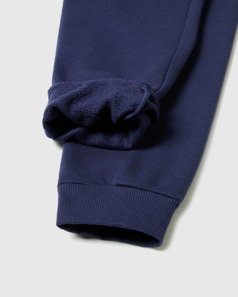 100% Cotton Color-Block Sweatshirt Tracksuit With Logo _08