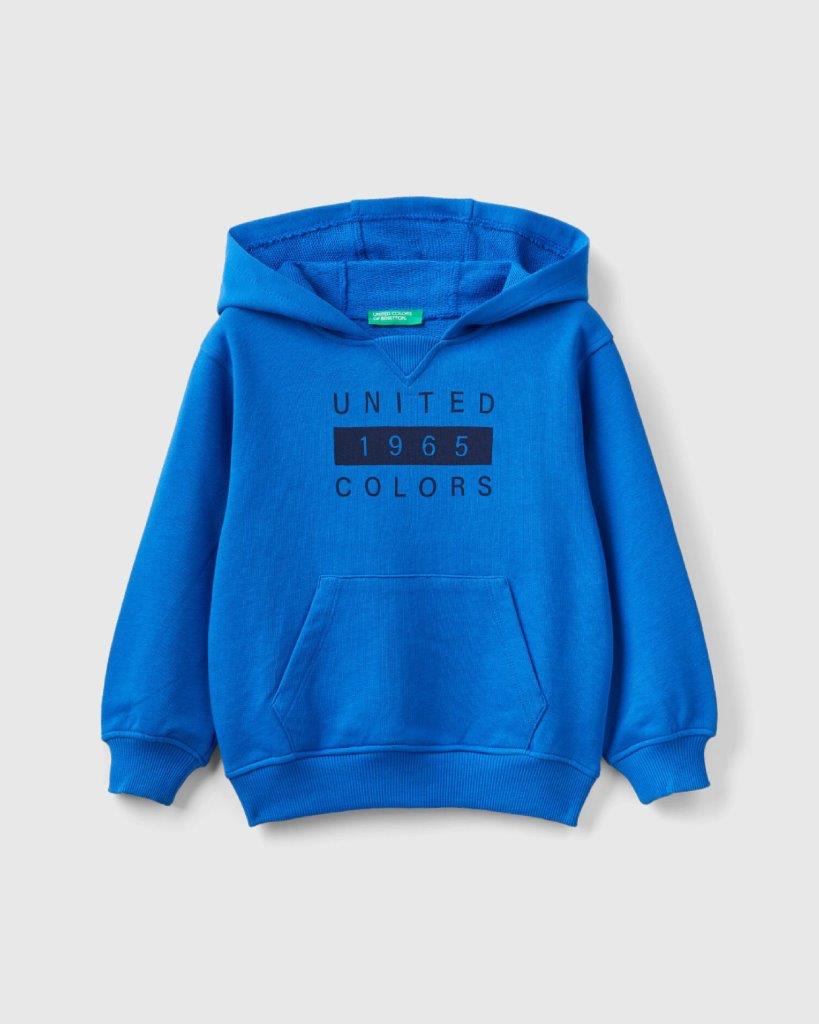 100% Cotton Hoodie Tracksuit With Logo_02