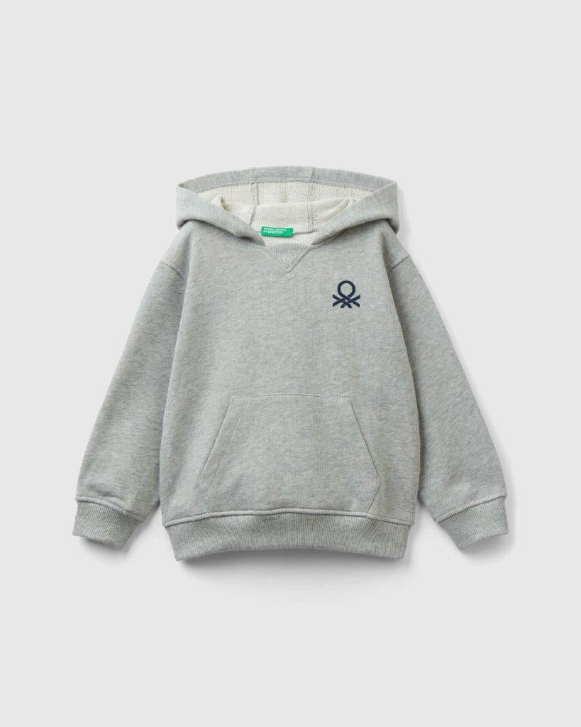 100% Cotton Hoodie Tracksuit With Logo_02