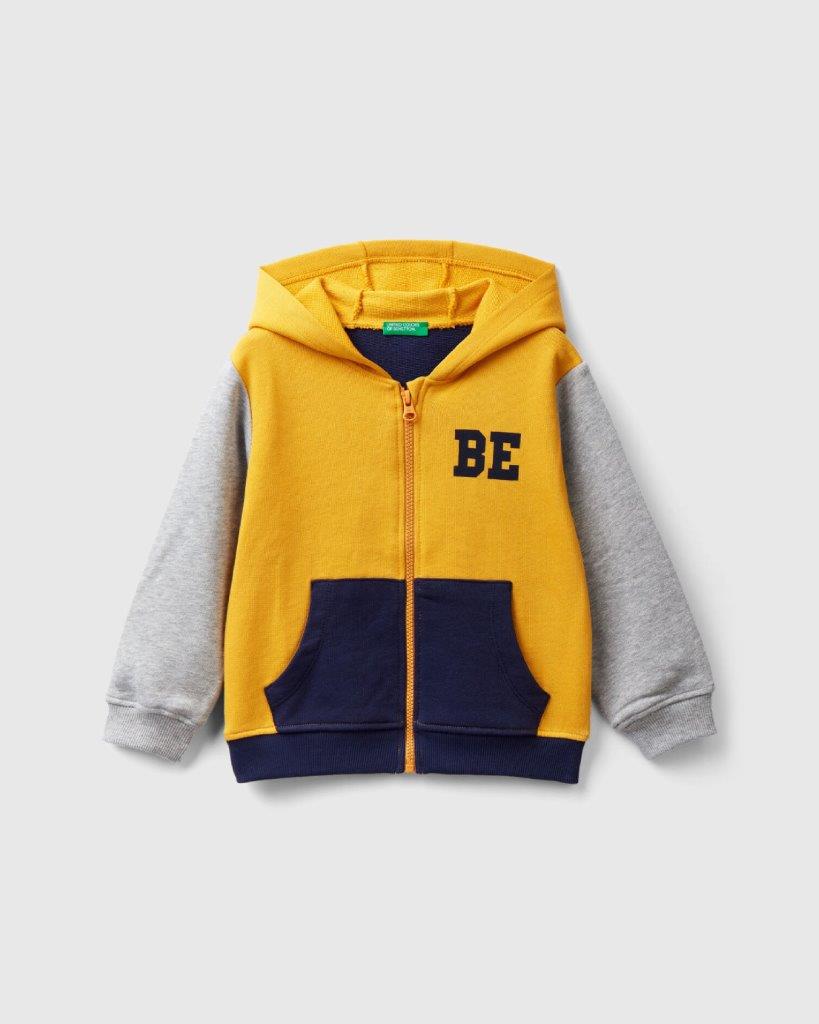 100% Cotton Hoodie Tracksuit With Logo_02