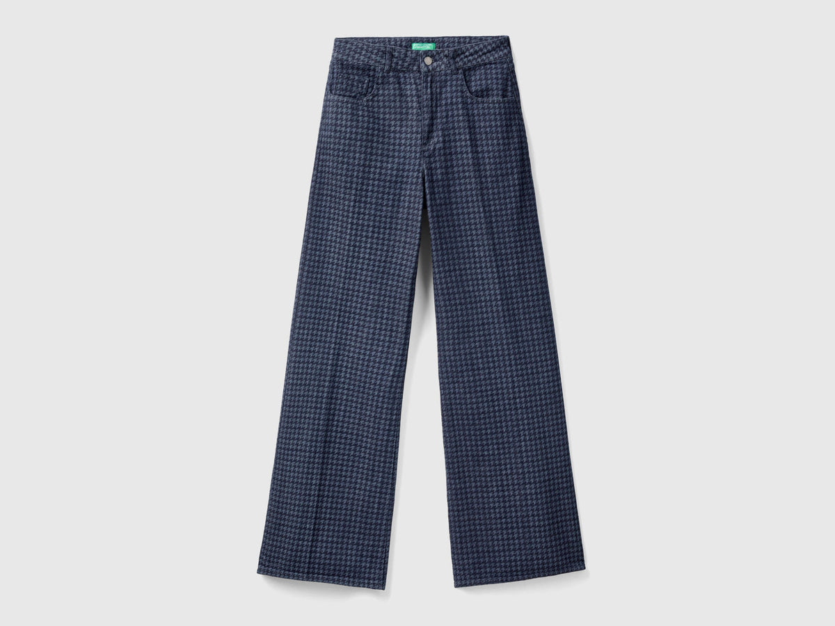 Front flat lay of blue Women&