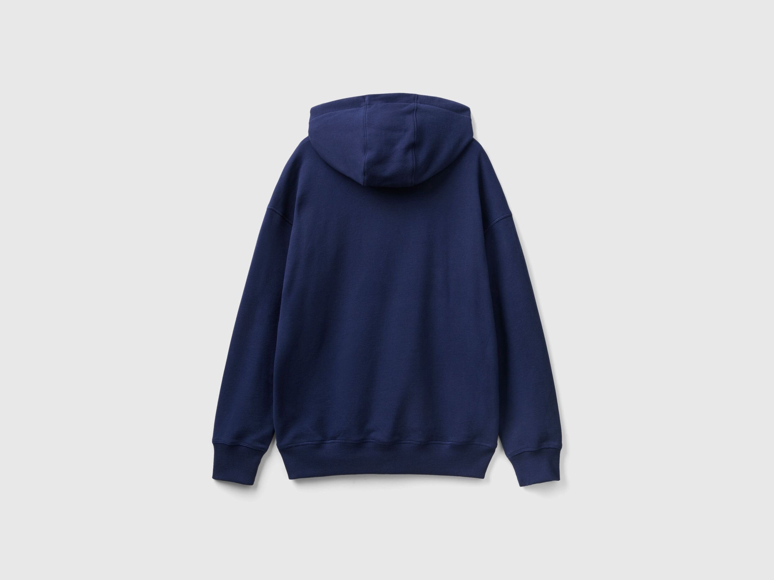 Flat lay back view of a blue men&